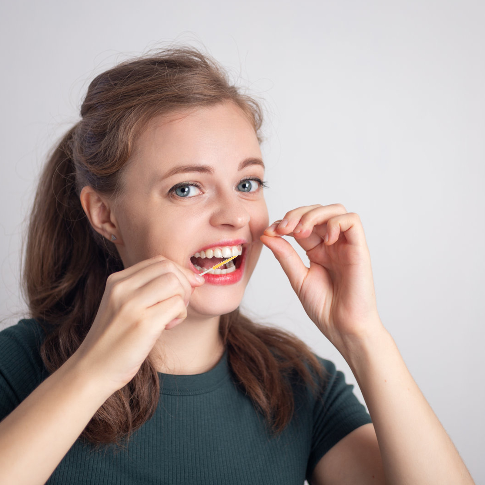 3 Boxes 60pcs Interdental Brushes Silicone Interdental Brushes Practical Inter-dental Brushes