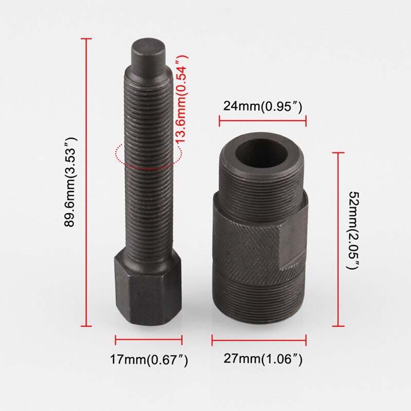 Motorsykkel reparasjonsverktøy netic motor dra kode svinghjulstrekker generelt rotor verktøy tråd diameter : 27mm/24mm egnet til kawas
