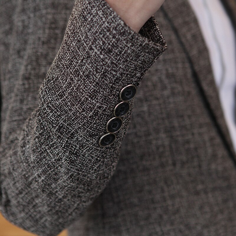 Kostuumjas merkkleding heren casual pakken koreaans slank klein pak western kostuum jas heren zangers jurk