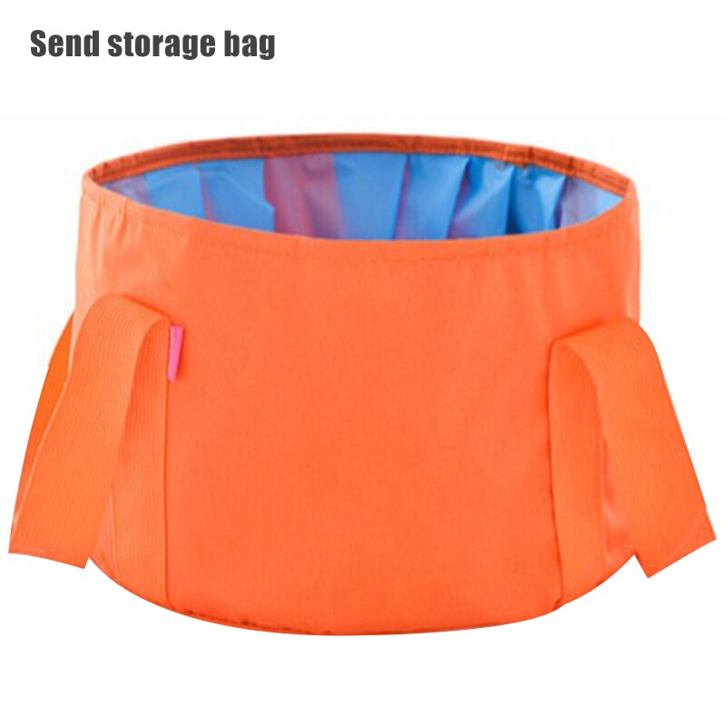 Seau pliable portable de voyage grande capacité seau pliable multifonction pour l'extérieur et la maison: Organe