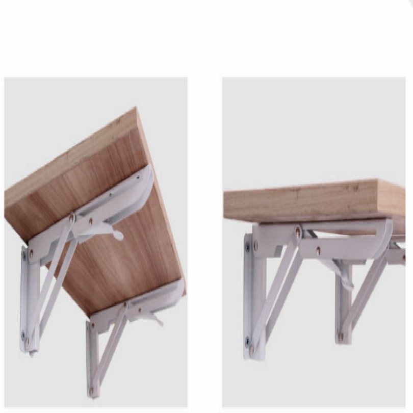 DIY Folding bracket kitchen rack wall shelf for microwave oven rack kitchen microwave stand microwave oven stand