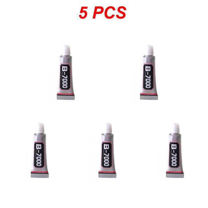 Clear Contact Telefoon Reparatie Lijm Multifunctionele Lijm Voor DIY Glas Plastic Precisie Applicator Inbegrepen 15 ml B7000 Lijm Reparatie: Blauw