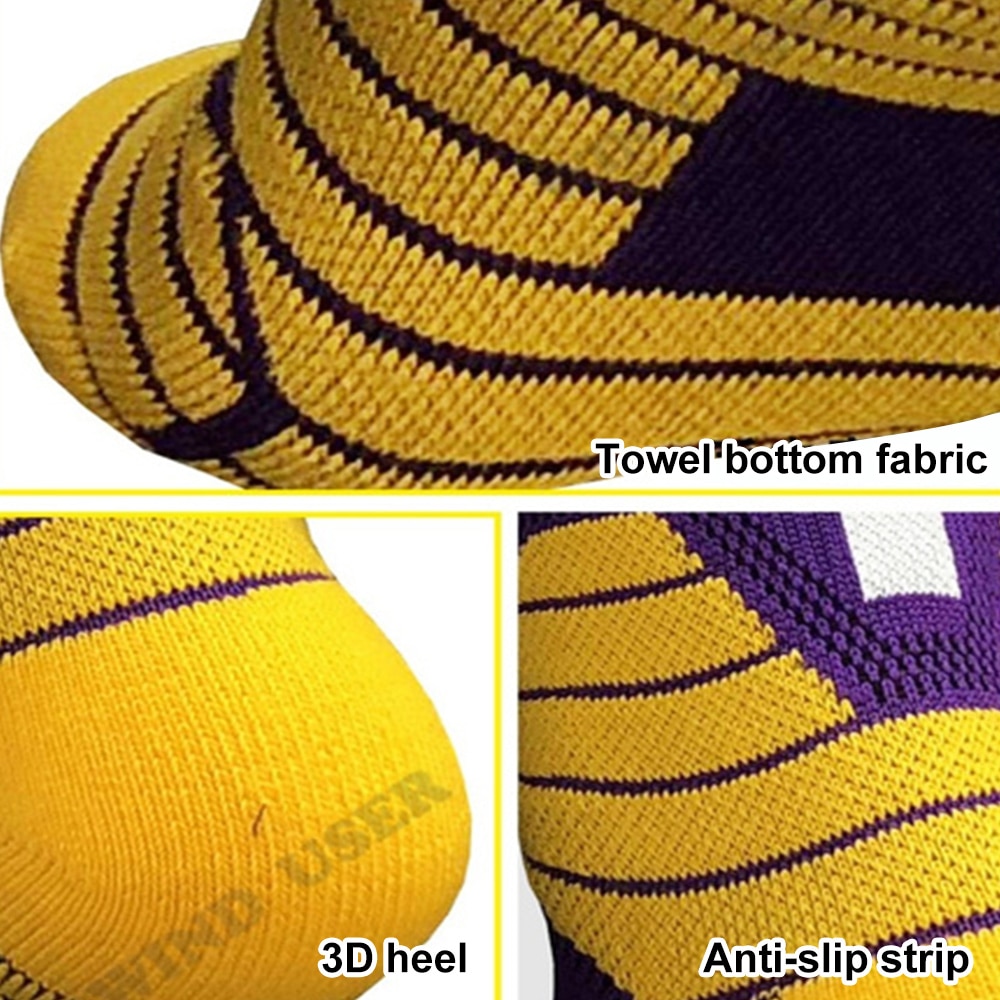 Professionele Basketbal Sokken Mannen Outdoor Sport Elite Dikke Sport Sokken Antislip Duurzaam Skateboard Handdoek Bodem Sok Kous