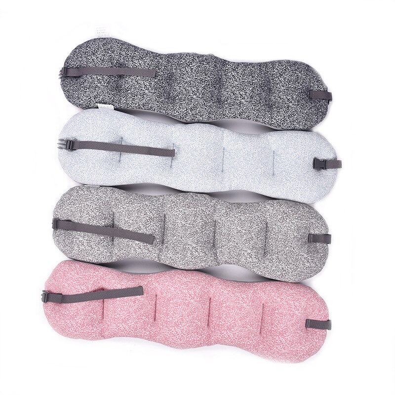 Coussin de cou pliable pour dormir en avion, voiture, bureau, Portable, forme Concave, accessoires de voyage