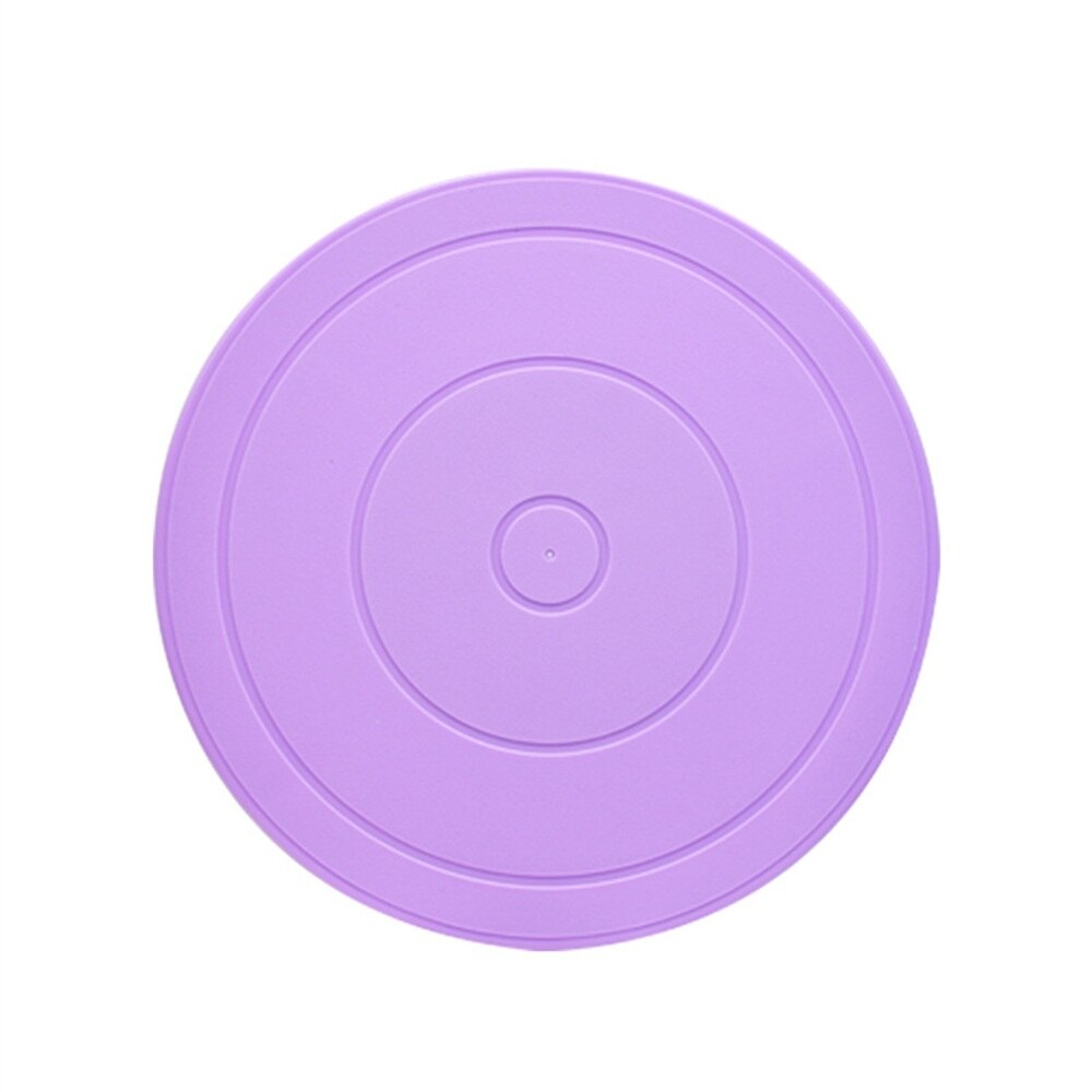 Gâteau plateau tournant anti-dérapant rond gâteau support gâteau décoration outils gâteau rotatif Table cuisine bricolage Pan cuisson cuisine outils: VIOLET