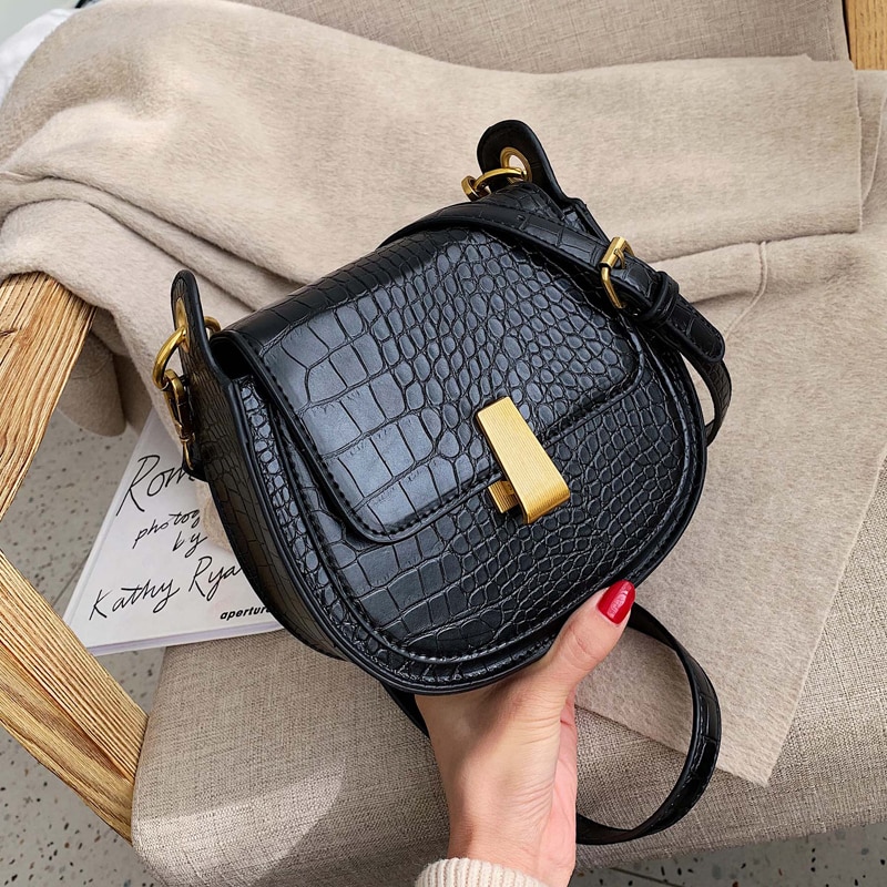 Stone Patroon Pu Lederen Tassen Voor Vrouwen Mini Crossbody Eenvoudige Tas Vrouwelijke Reizen Handtassen