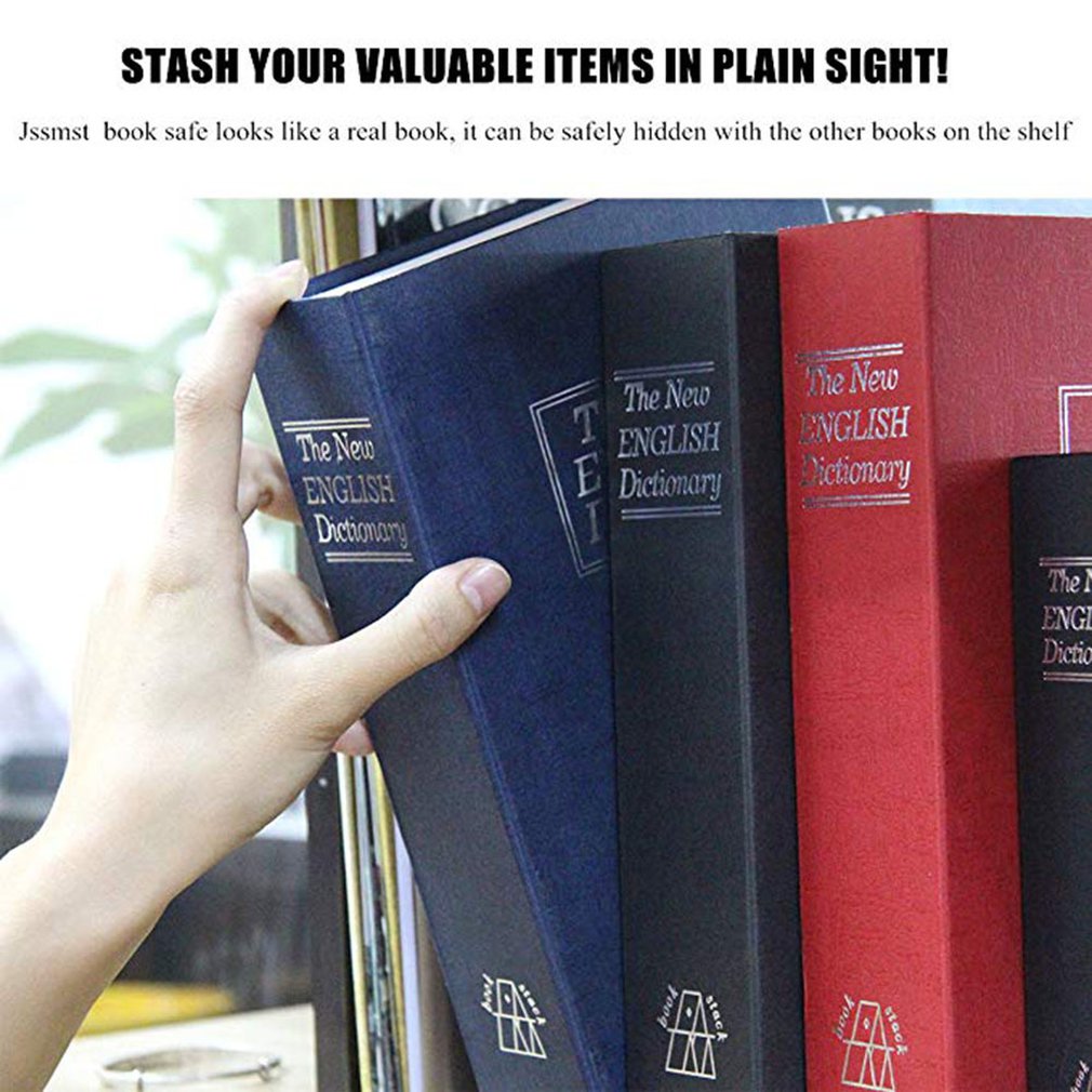 Change Box Dictionary Book Insurance Box European Simulation Book Safe Mini Storage Tank LESHP