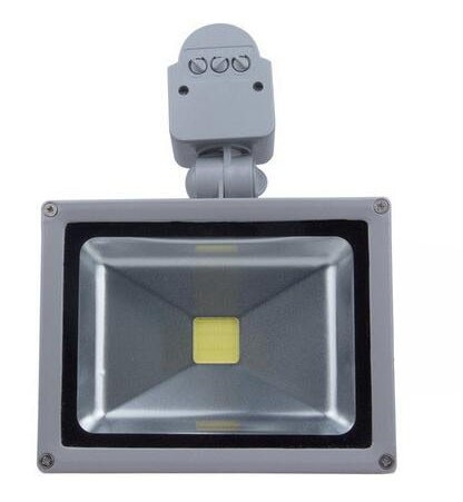 LED Flood light Sensor 10W 20W 30W 50W Outdoor lighting garden lamp 100W PIR with motion detective sensor reflector spotlight
