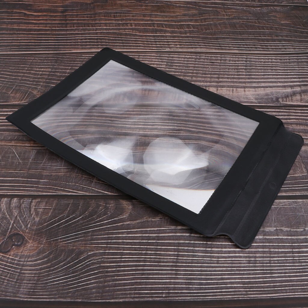 Low Vision Aid Triple Reading Book Newspaper Full Page Magnify Magnifier