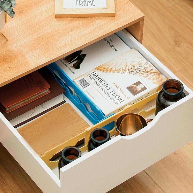 1 cajón de rejilla de manualidades de plástico separador de necesidades de hogar ropa interior calcetín portátil divisor organizador herramienta de almacenamiento M2Q7