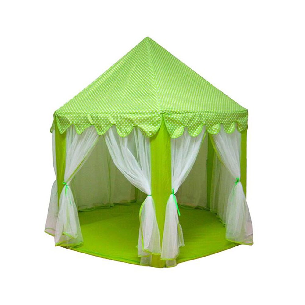 Children's Tent Play Tent Outdoor Indoor Garden Folding Playing Lodge Kids Balls Pool Playhouse Princess Girl's Dreamful Castle: WJ3003C