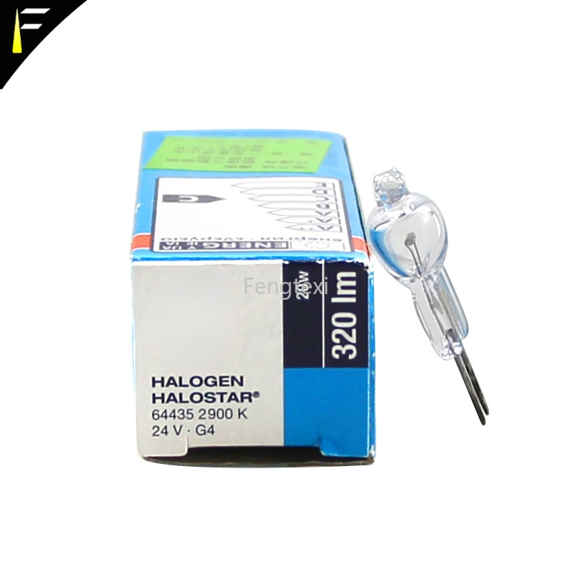Halogen Bulb 64435 64445U 64460U 24V50W100W for Surgical Shadowless Lamp Optical Projector Halogen Lamp Censor Light Bulbs