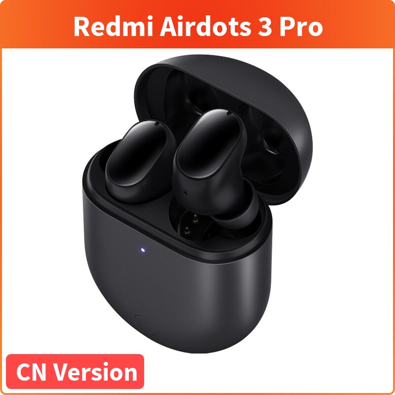 Xiaomi Redmi Airdots 3 Pro Earphone TWS True Wireless Earbuds ANC Bluetooth 5.2 Headset Wireless Charging Redmi Airdots 3Pro: Black