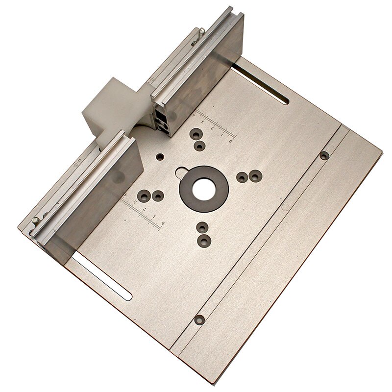Router Table Insert Plate For Woodworking Benches Table Saw With Miter Gauge Guide Aluminium Profile Fence Sliding Brackets: A-02