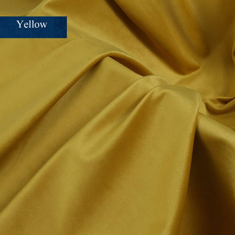 Pure Colour Dutch Velvet Fabric for Sewing Clothes Upholstery DIY Home Decor Textile by the Half Meter: Coffee