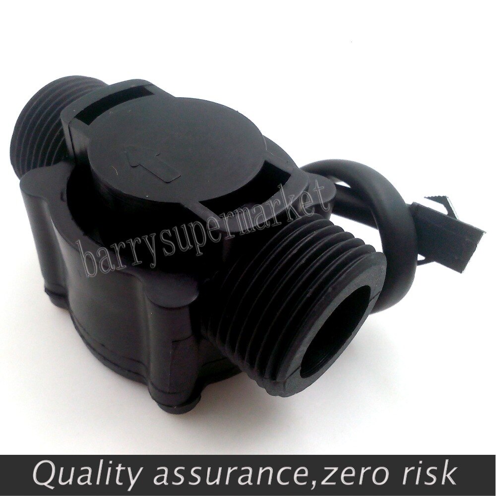 2PCS G3/4" Water Flow Hall Sensor Switch Flow Meter Flowmeter Counter 1-60L/min