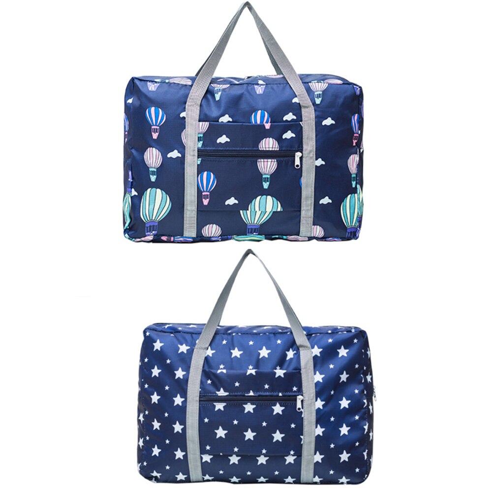 Grand sac de rangement pour vêtements 1pc | Sac Portable pliable étanche de rangement pour vêtements de voyage (ballon bleu foncé)