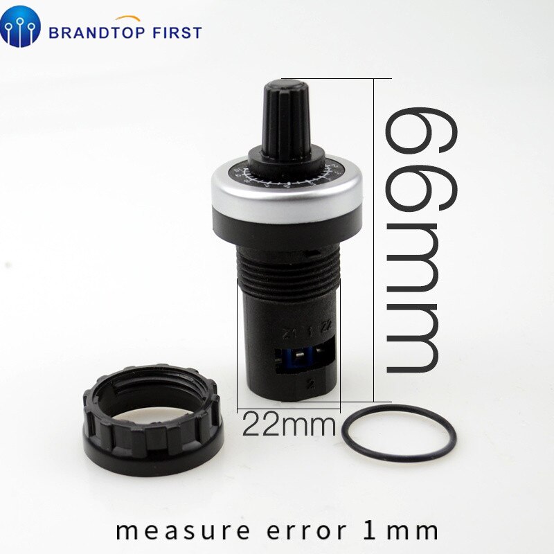 La42 dwq -22 1k 2k 5k 10k 22mm diameter potten draaipotentiometer converter regelaar inverter weerstandsschakelaar