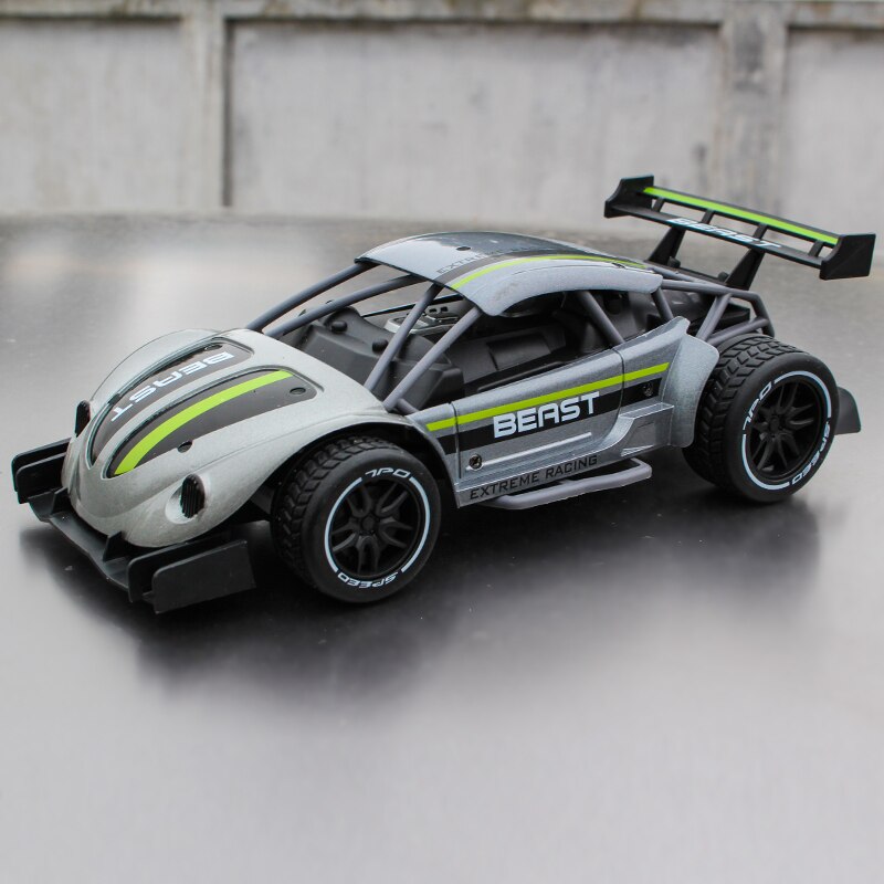 Electronic Mini RC Car 4 Channel 2.4G 360 Degree Rotating 1:20 Remote Control Vehicle 15 Km/h Alloy Racing Speed Car Toys: YK39-SL-3365-1Silver