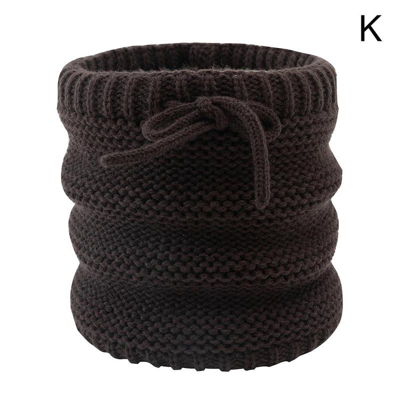 Winter Bib Warm Scarf For Knitted Solid Color Cotton Women Scarf Neck Scarves Comfortable Soft High Knitting Qualit O0Y2: K