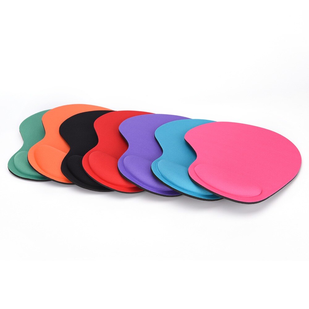 Wrist Support Mouse Pad Rest Wrist Backed Mouse pad with 5 Colors Thicken Cute for PC