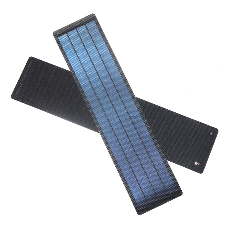 BUHESHUI 2W 6V Flexible Solar Panel Amorphous Silicon Solar Cell Super Slim Waterproof