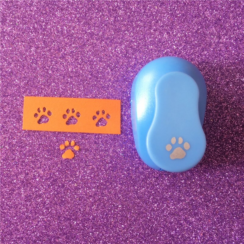 3/8 inch Cat claw craft punch DIY hole punch puncher Kids scrapbook paper cutter scrapbooking animal punches Embossing device