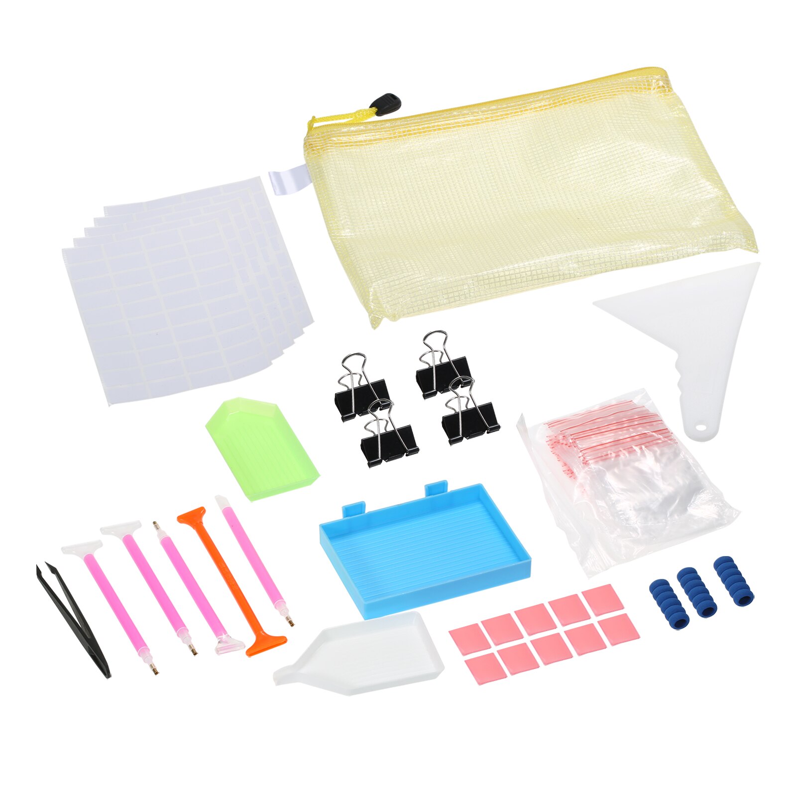 133 Pieces 5D Diamond Painting Accessories and Tools Kits with Multi-Size Diamond Pen for Adults Kids DIY Art and Crafts