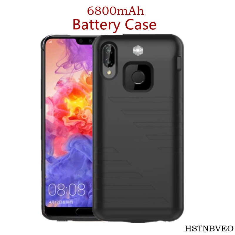 Externe Power Bank Batterij Oplader Gevallen Voor Huawei P20 Lite Batterij Case Draagbare Batterij Opladen Case Voor Huawei P20 Lite