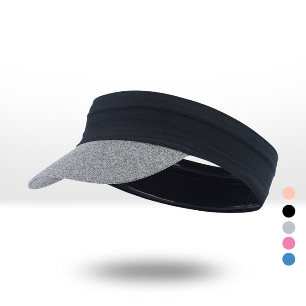 Ultralätt mjuk sommar tom topp hatt kvinnor män anti uv utomhussporter hopfällbar löpning camping pannband strand visir cap