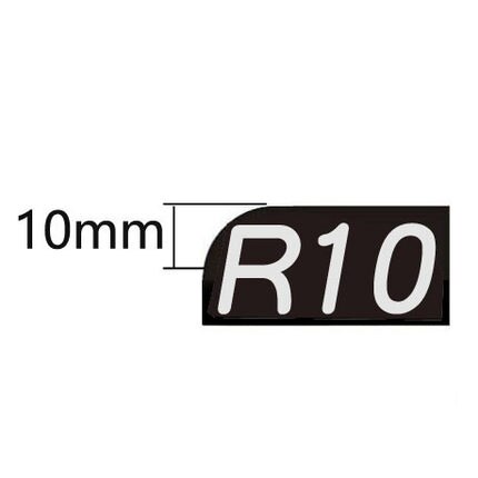 Heavy Duty Pvc Card R3 R5 R10 10Mm Hoek Puncher Rounder Papier Cutter Gegoten Staal Reverse Hoek Nip: R10