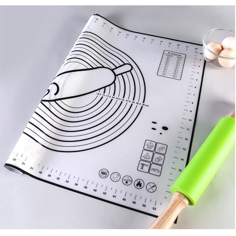 Multifunction Baking Mat Scale Food Grade Silicone Baking Tray Pad Fondant Pad High temperature resistance Placemat Dish