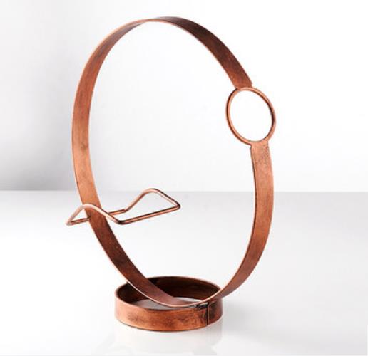 Wine rack decoration household round wine rack display rack modern light luxury wine rack wine bottle rack simple: 4