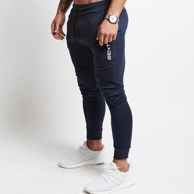 Geht Casual Skinny Broek Heren Joggers Joggingbroek Fitness Workout Track Broek Herfst Mannelijke Mode Broek: M / 08