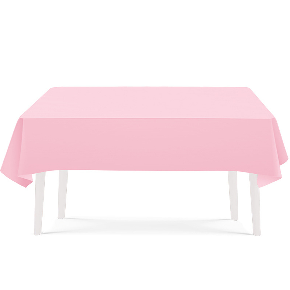 Decoraciones de cumpleaños con tema rosa sólido para niñas, vajilla desechable para fiestas, servilletas de papel, vasos, platos, manteles, paja: Gris claro