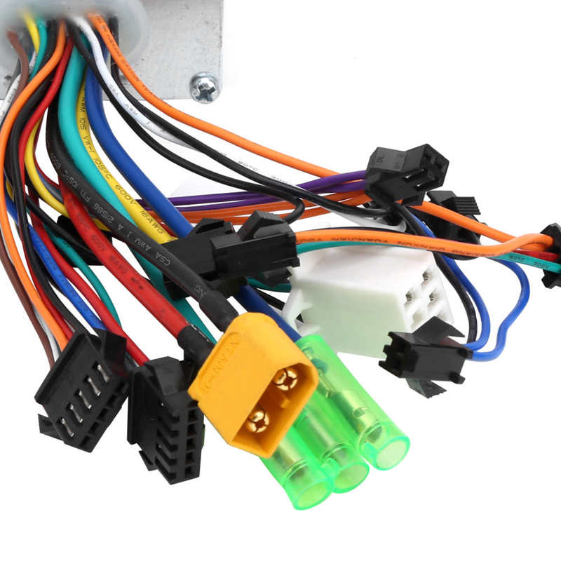 Lot De 2 Câbles Capteur Moteur Sans Balais - 1,25mm Double Tête 6P, 150mm - Pour Hélicoptère RC, Voiture Drift