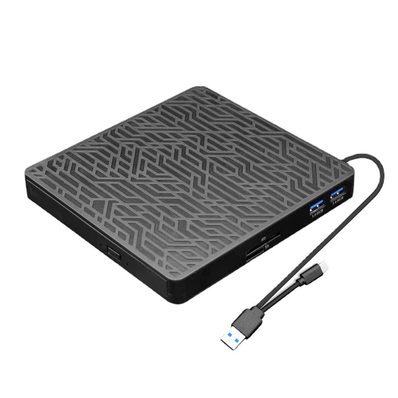 Zewnętrzny napęd DVD USB 3.0 typu C przenośny Hub palnika CD/Dvd dla komputerów Mac Windows Linux na laptopa: Default Title