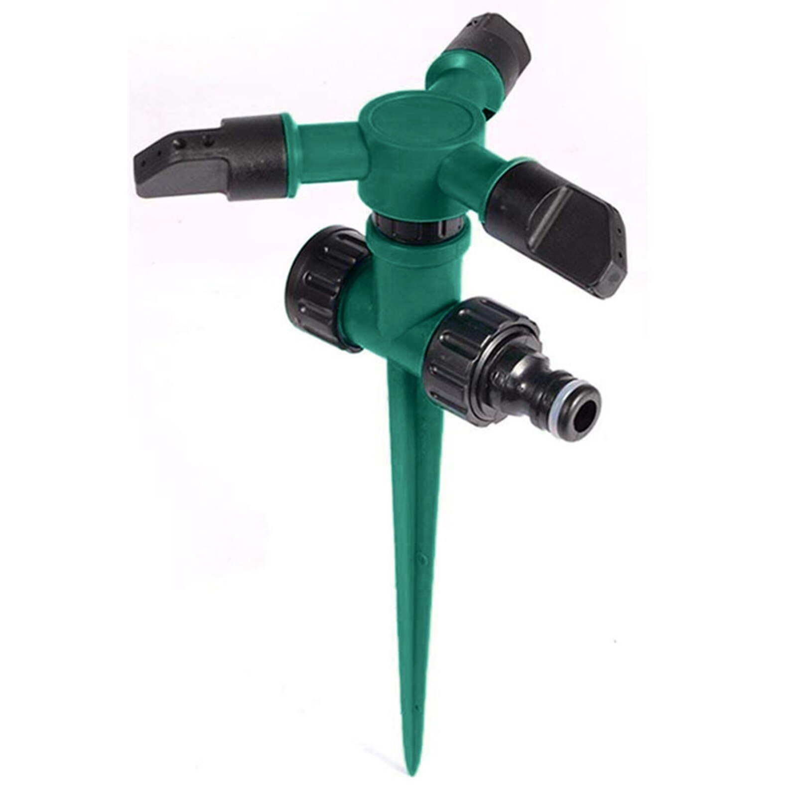 Lawn Sprinkler Automatic 360° Rotating Garden Water Sprinklers Lawn Irrigation Lawn Irrigation Three-pronged pin sprinkler Water