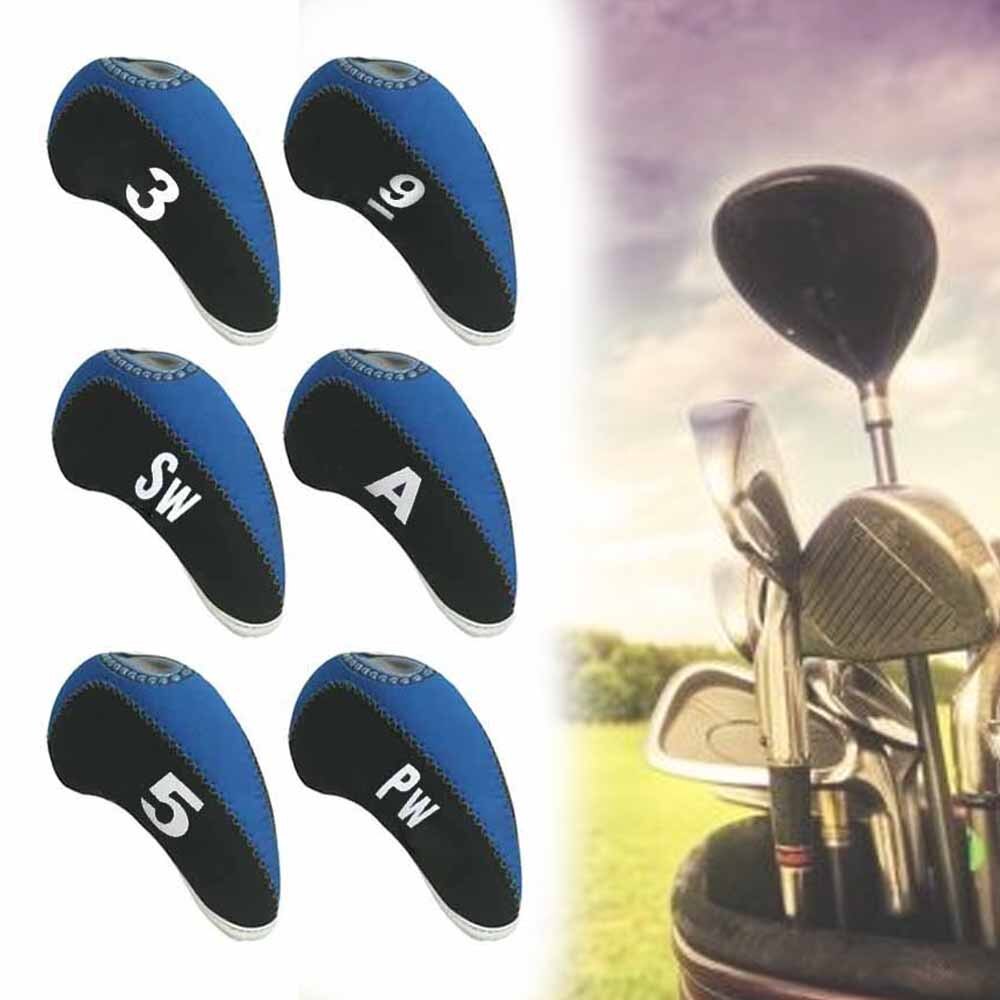 10 stuks tweekleurige golfijzerhoezen, beschermende sportaccessoires voor buiten