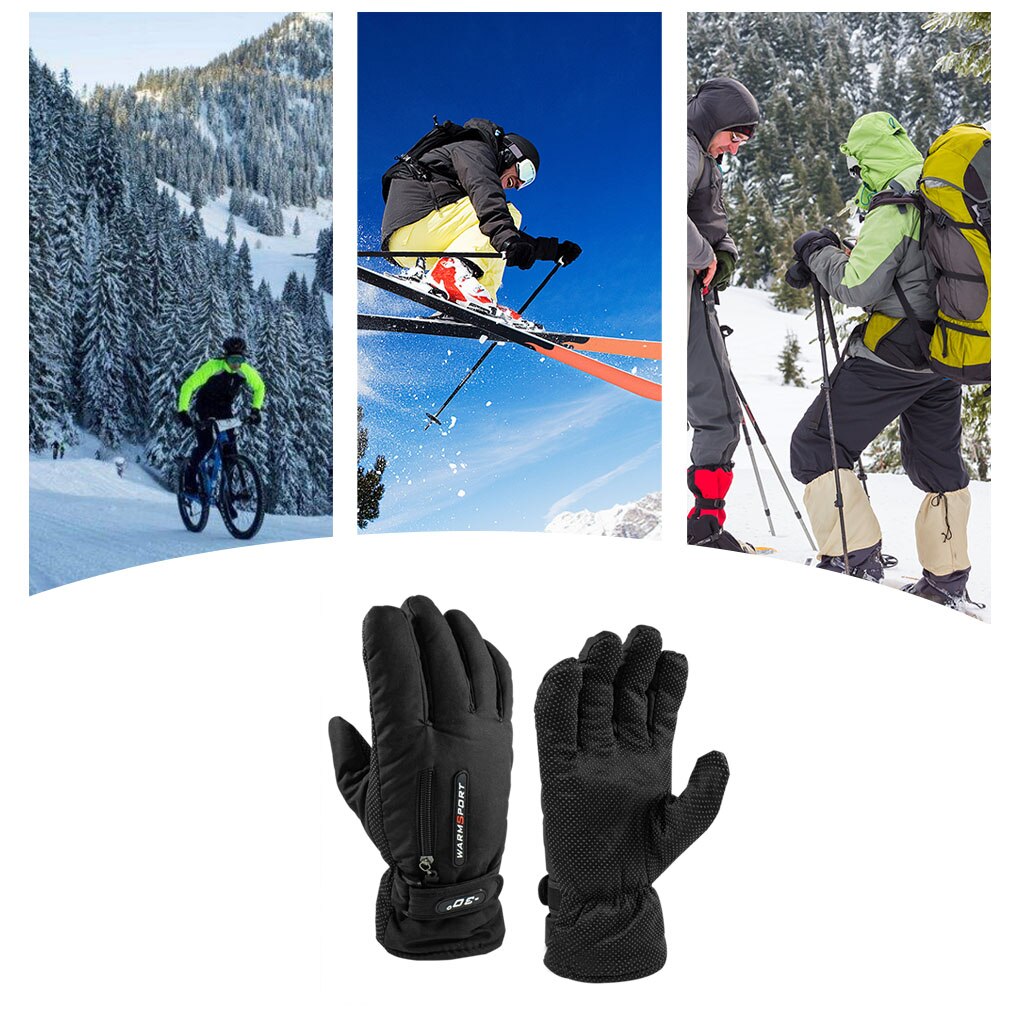 Winter Thermische Warm Fietsen Touchscreen Handschoenen Sport Volledige Vinger Unisex Bike Ski Outdoor Camping Wandelen Motorhandschoenen