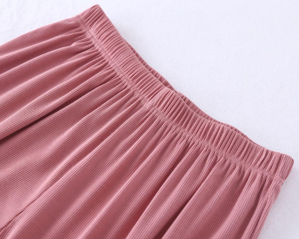 Pantalon de pyjama lanterne Modal pour femmes, ample, pour la maison, survêtement pour femmes, tenue de salon, printemps été automne