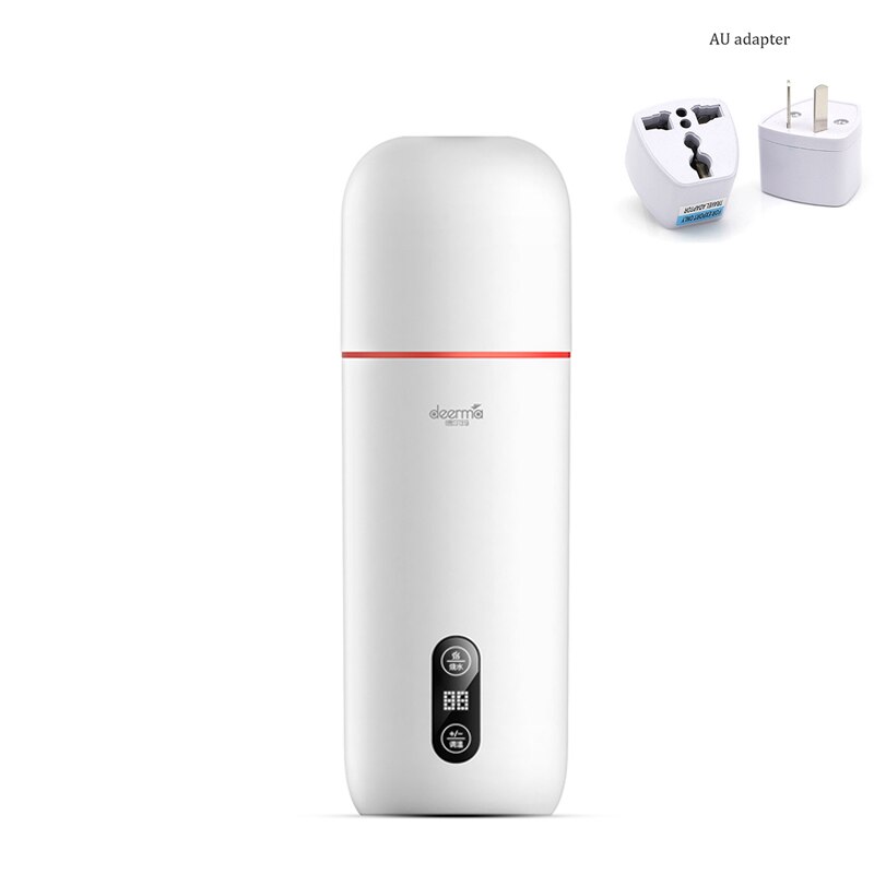 Xiaomi butelka wody 350ML czajnik wody sterowanie dotykowe Drinkware termos kubki odkryty sport szkoła wyciek dowód uszczelnienie wspinaczka: Add AU adapter