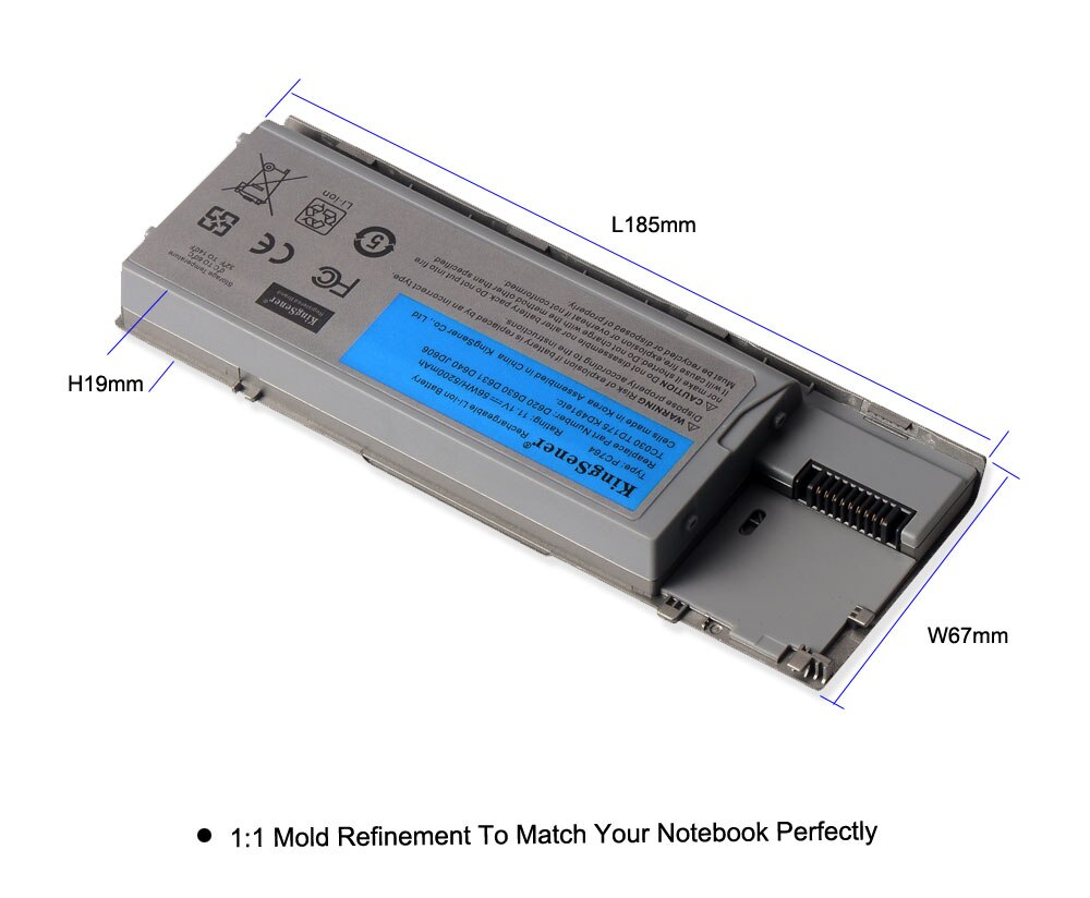 KingSener Korea Cell Battery For Dell Latitude D620 D630 D631 JD775 JY366 KD489 KD491 KD492 KD494 KD495 NT379 PC764 PC765