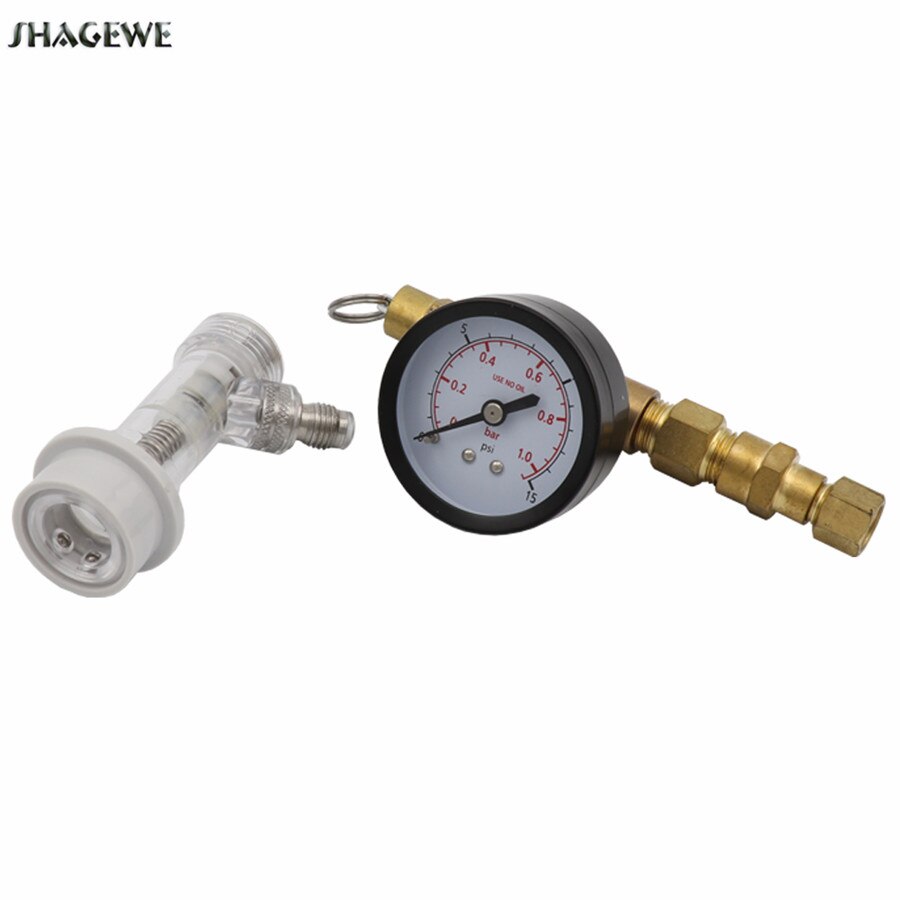 Spunding Valve Adjustable Pressure Relief Valve with Ball Lock Gas Disconnect for Beer home brewing cornelius keg Accessories