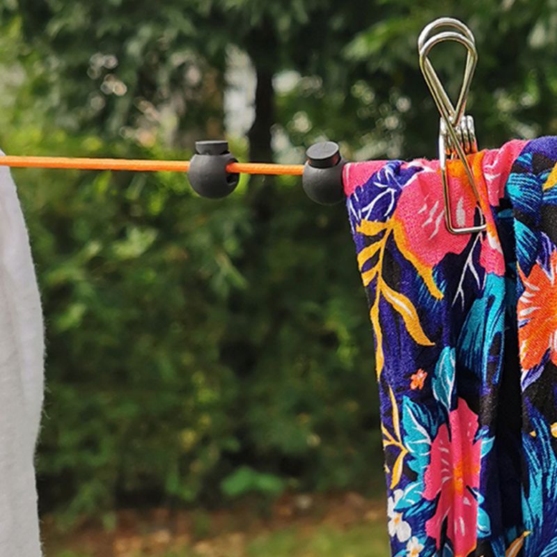 8m Portable Clothesline Retractable Drying Rack Hanging Clothing Line Rope M17E