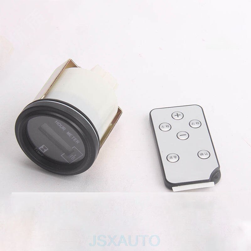 for Excavator loader bulldozer forklift engineering machinery universal with remote control timer chronograph hour meter