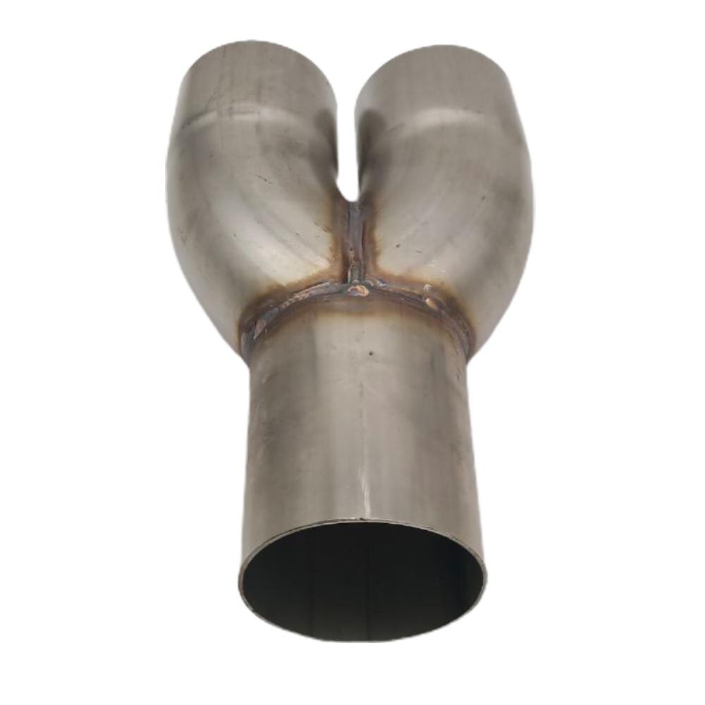 2-1 Stainless SSExhaust Merge Collector Dual 3" ID Inlet to Single 3" OD Outlet