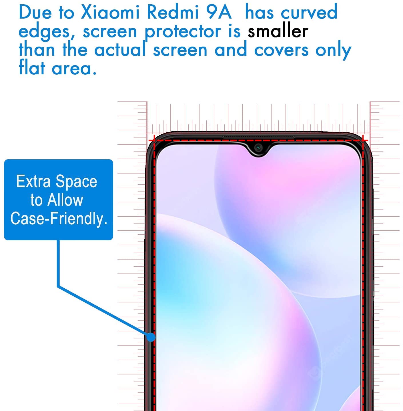 Para Redmi 9A vidrio Protector para Xiaomi Redmi 9A Protector de vidrio para Xiomi Redme 9A para Redmi9A 9 A A9 cubierta de película de pantalla