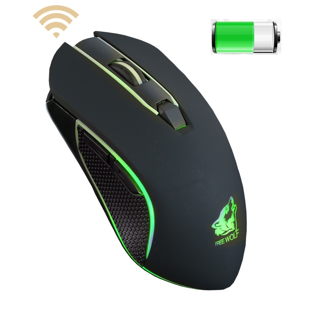 Freewolf X9 Wireless Mouse 1800 Dpi Ergonomic Optical Mouse Fast Move Gaming Mouse Computer Mouse for Laptop Pc
