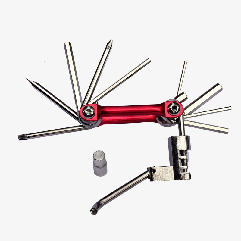 Bicycle Bike Tools Repairing Set 15 In 1 Bike Repair Tool Kit Wrench Screwdriver Chain Carbon steel bicycle Multifunction Tool